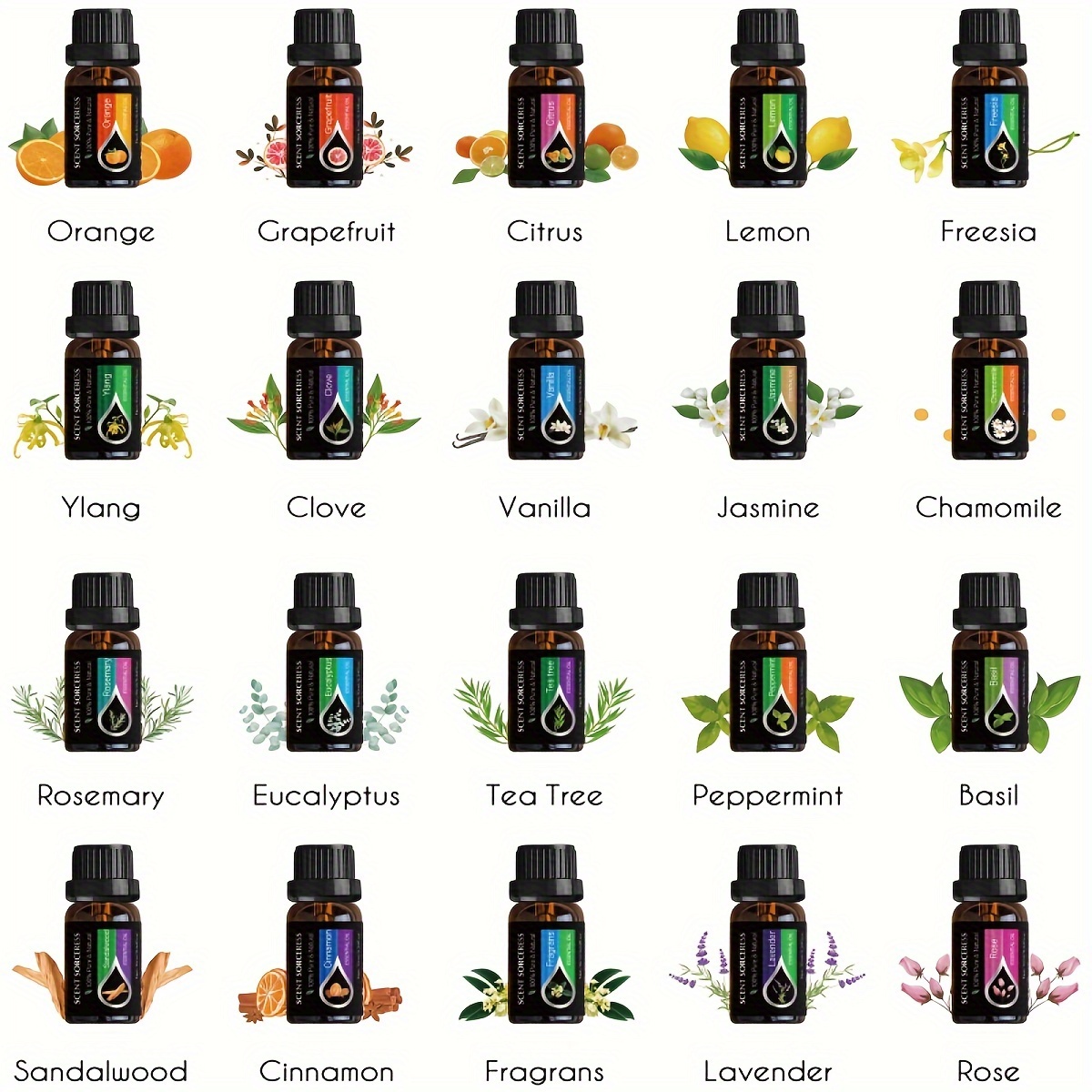 20 unids/set de aceites esenci - Home Fragrance Oils reseña y precio